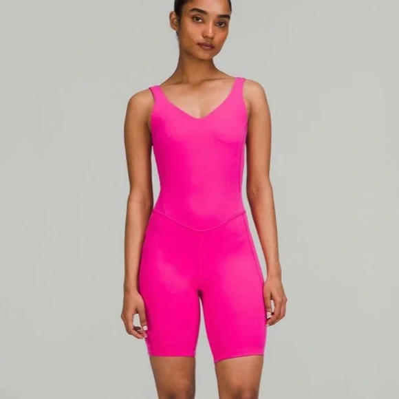 Lululemon Align Bodysuit 8" in Sonic Pink Size 2 - Picture 1 of 3